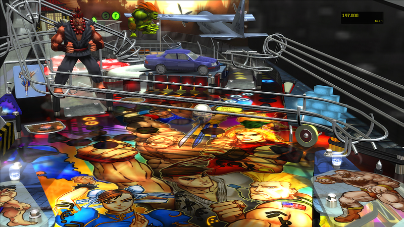 Illustration for article titled Pinball FX Gets Super Street Fighter II Turbo Table